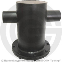 Грязевик абонентский вертикальный стальной под приварку Ду-150 Ру-16 Мифрил Грязевик абонентский вертикальный стальной под приварку Ду-150 Ру-16 Мифрил