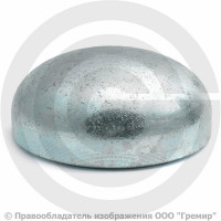 Заглушка 108х4 (Ду-100) оцинкованная эллиптическая ГОСТ 17379