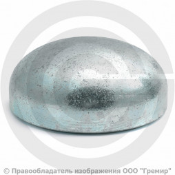 Заглушка 108х4 (Ду-100) оцинкованная эллиптическая ГОСТ 17379