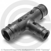Тройник аксиальный PPSU переходной для PE-X труб Дн 16-20-16 РОС Тройник аксиальный PPSU переходной для PE-X труб Дн 16-20-16 РОС