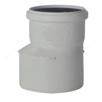 Переход PP-H эксцентрический бесшумный белый Дн 50-40 б/нап в/к Rehau Переход PP-H эксцентрический бесшумный белый Дн 50-40 б/нап в/к Rehau