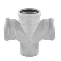 Крестовина PP-MD одноплоскостная бесшумная светло-серая Дн 78 87гр (DN70) б/нап в/к Ostendorf Skolan dB SKDA Крестовина PP-MD одноплоскостная бесшумная светло-серая Дн 78 87гр (DN70) б/нап в/к Ostendorf Skolan dB SKDA