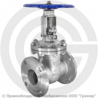 Задвижка нержавеющая фланцевая Ду-100 (4") Ру-16 NK-ZK100/4