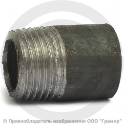 Резьба стальная L=28мм Ду-15 (1/2") КАЗ