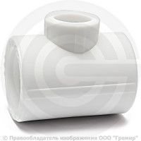 Тройник PP-R переходной белый Дн 25-20-25 PRO VALFEX