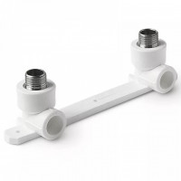 Планка PP-R монтажная белая НР (НАР) Дн 25-3/4" PRO VALFEX