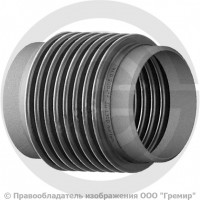 Компенсатор сильфонный осевой многослойный с кожухом и внутренним экраном Ду-200 Ру-16 L=475мм под приварку патрубки сталь КСО Hortum