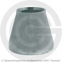 Переход 38х3-32х3 (Ду 32-25) оцинкованный концентрический ГОСТ 17378