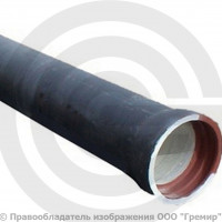 Труба Ду-100 чугун ВЧШГ RJ (ВРС) L=6м раструбная с ЦПП с наружным цинково-алюминиевым и лаковым покрытием Свободный Сокол Труба Ду-100 чугун ВЧШГ RJ (ВРС) L=6м раструбная с ЦПП с наружным цинково-алюминиевым и лаковым покрытием Свободный Сокол