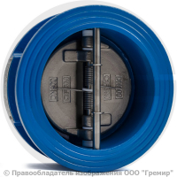 Клапан обратный двухстворчатый чугунный межфланцевый Ду-150 Ру-16 (Т<110°С) ств нерж CB3449 Tecofi