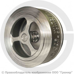 Клапан обратный осевой нержавеющий межфланцевый Ду-65 Ру-25 (Т<200°С) D71-H71W-16/25 ABRA