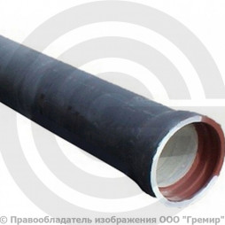 Труба Ду-150 чугун ВЧШГ RJ (ВРС) L=6м раструбная с ЦПП с наружным цинково-алюминиевым и лаковым покрытием Свободный Сокол