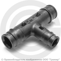 Тройник аксиальный PPSU переходной для PE-X труб Дн 20-16-20 РОС
