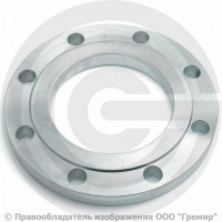 Фланец плоский оцинкованный 1-125-16 ГОСТ 12820-80, Ру-16, Ду-125