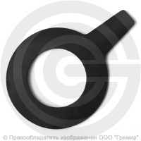Прокладка фланцевая резиновая ТМКЩ Ду-65 Ру 10-40 (126х75х4) 4 мм с ушком исп.А ГОСТ 15180-86 Прокладка фланцевая резиновая ТМКЩ Ду-65 Ру 10-40 (126х75х4) 4 мм с ушком исп.А ГОСТ 15180-86