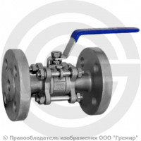 Кран нержавеющий AISI 316 (CF8M) трехсоставной фланцевый Ду-65 Ру-16 полнопроходной Benarmo Кран нержавеющий AISI 316 (CF8M) трехсоставной фланцевый Ду-65 Ру-16 полнопроходной Benarmo