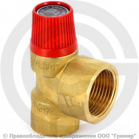 Клапан предохранительный пружинный латунный Ду 15-20 (G1/2"-G3/4") ВР (ВН) Рср=3бар (GТ<110°С) SVH30 Watts Клапан предохранительный пружинный латунный Ду 15-20 (G1/2"-G3/4") ВР (ВН) Рср=3бар (GТ<110°С) SVH30 Watts