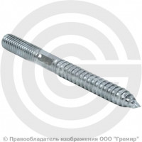 Шпилька-шуруп стальная М10х120 сантехническая Шпилька-шуруп стальная М10х120 сантехническая