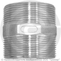 Ниппель нержавеющий AISI 304 переходной Ду 32-25 (1 1/4"-1") Ниппель нержавеющий AISI 304 переходной Ду 32-25 (1 1/4"-1")