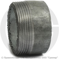 Резьба стальная оцинкованная L=35мм Ду-50 (2") КАЗ