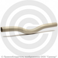 Скоба PP-R большая обводная серая наружная пайка Дн 32 VALFEX